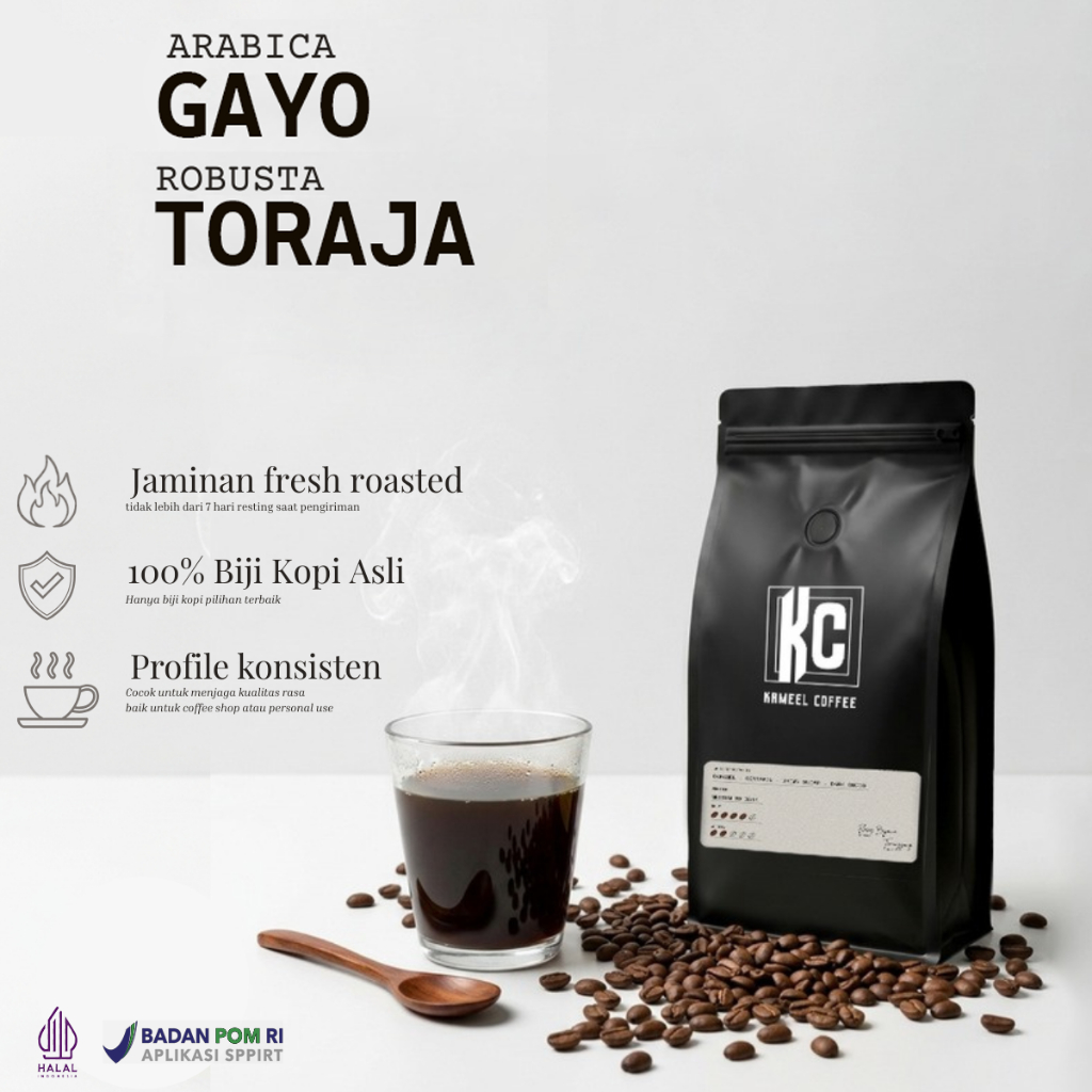 Biji Kopi Blend Arabika Gayo Robusta Toraja Espresso Based Mokapot