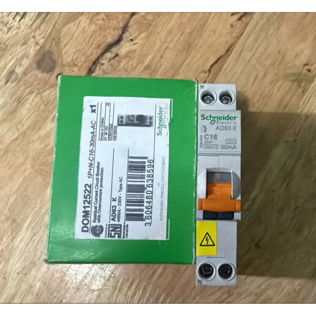Elcb Schneider 16A 1phase