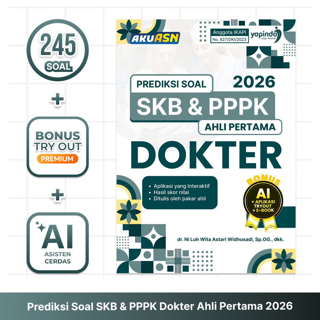Buku AKU ASN Soal SKB CPNS Dokter Ahli Pertama 2026