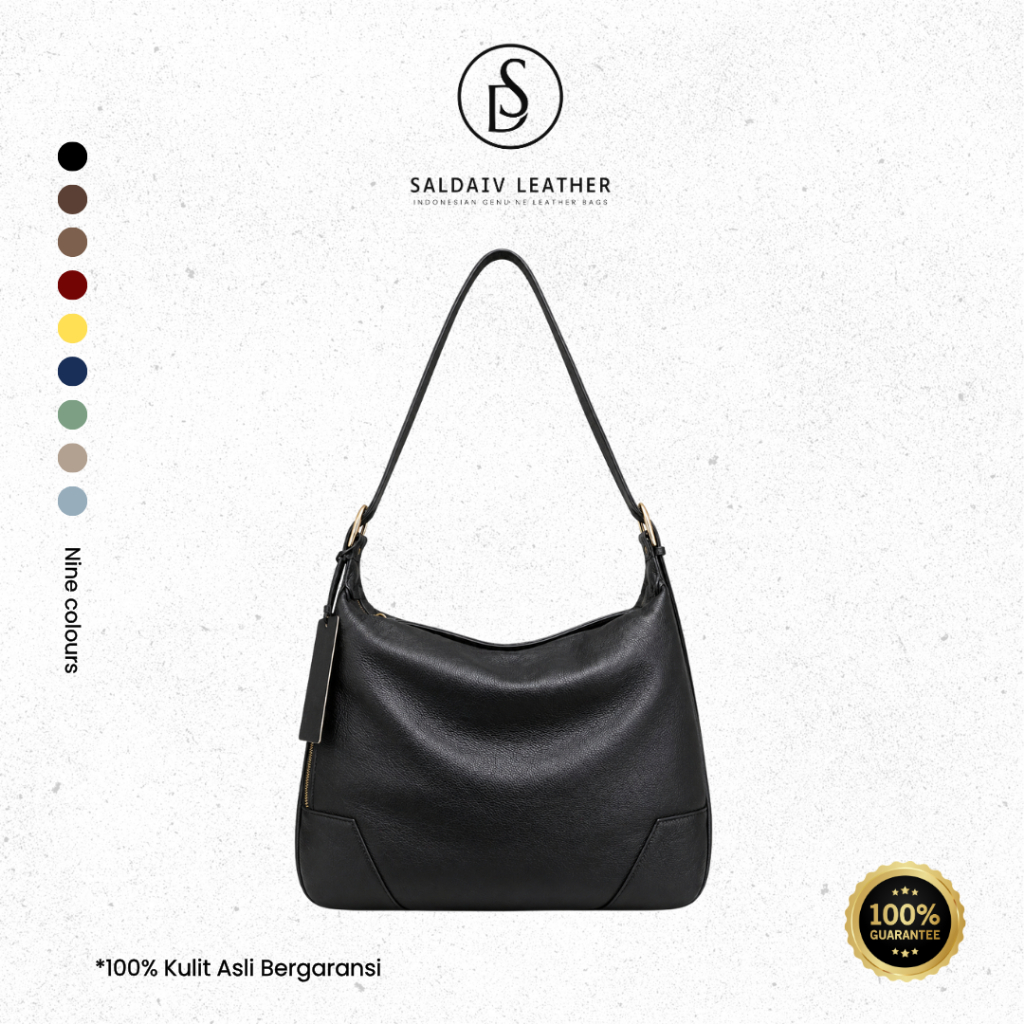[SALDAIV LEATHER]_Tas Kulit Asli_Hannah Hobo SDL097_Genuine Leather