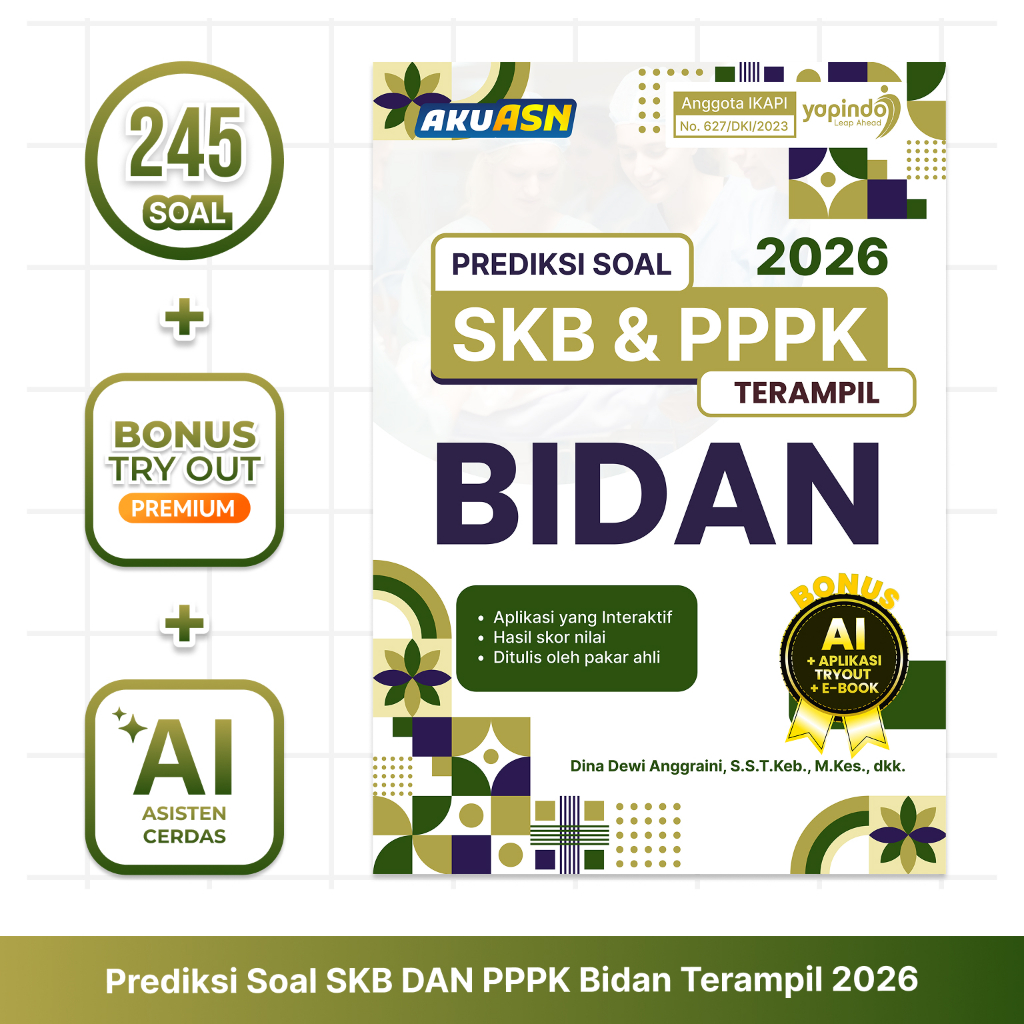 Buku AKU ASN Soal SKB Bidan Terampil 2026