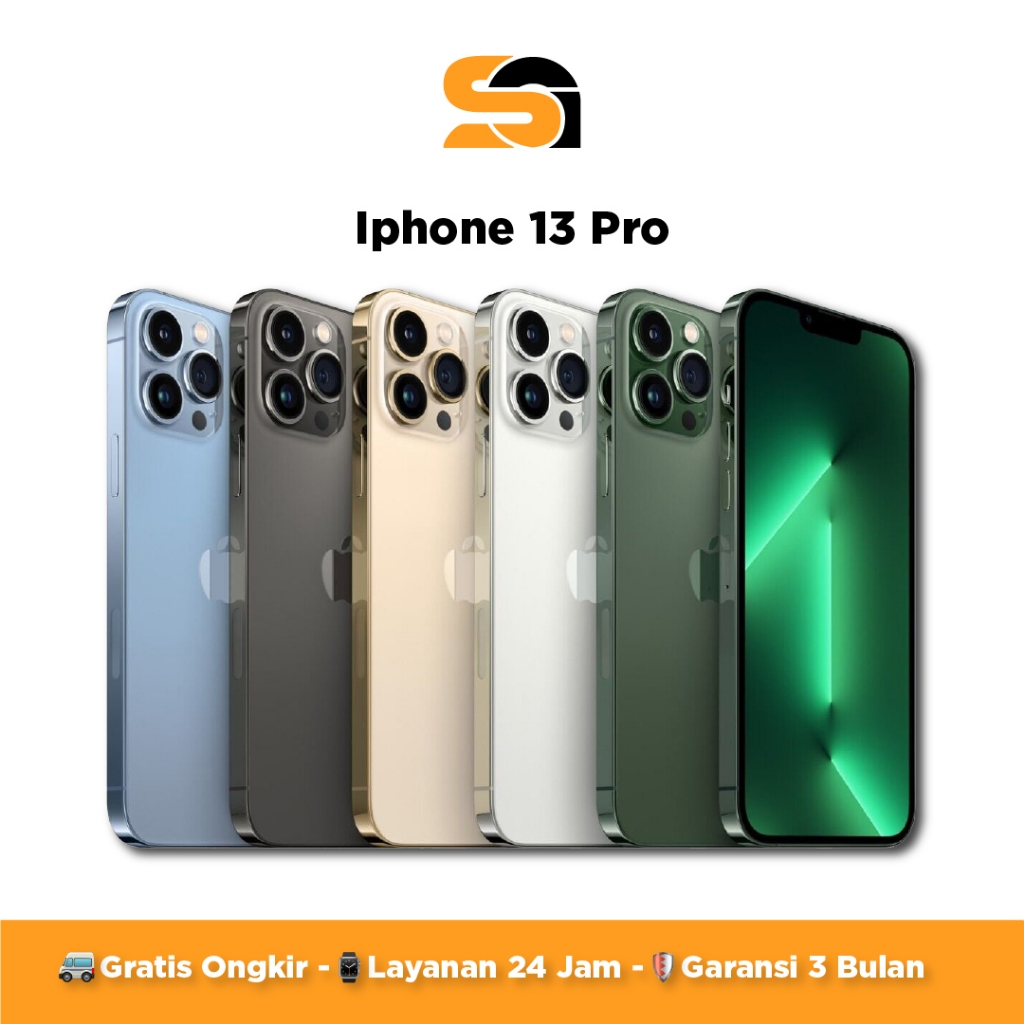 (KHUSUS CICILAN) IPHONE SERIES 13 PRO/PRO MAX SECOND LKE NEW ORI INTER