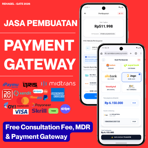JASA INTEGRASI PAYMENT GATEWAY (QRIS, VA, E-WALLET)