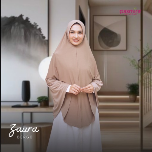 HIJAB ZAURA PASMIRA XXL / HIJAB INSTAN PASMIRA / BERGO ZAURA PASMIRA / BERGO INSTAN