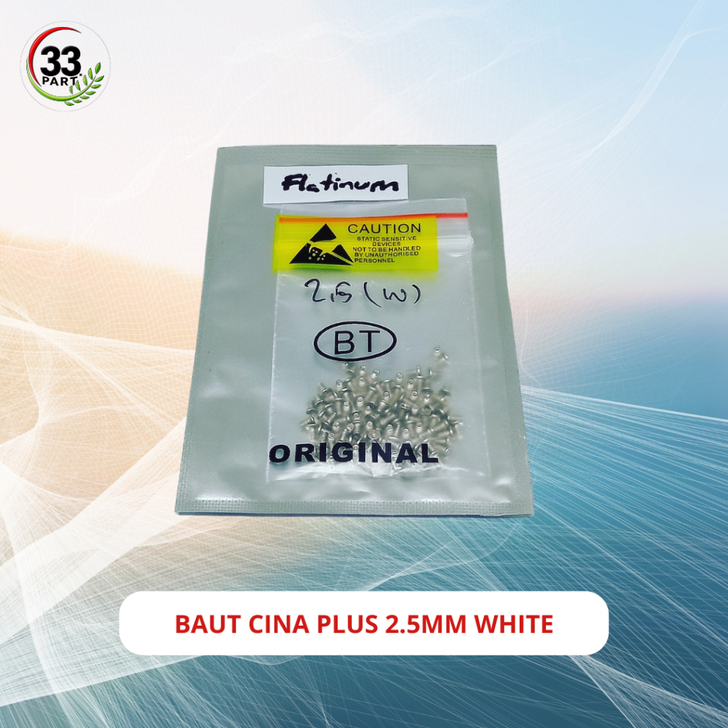 BAUT PLUS PUTIH/HITAM 2.5MM