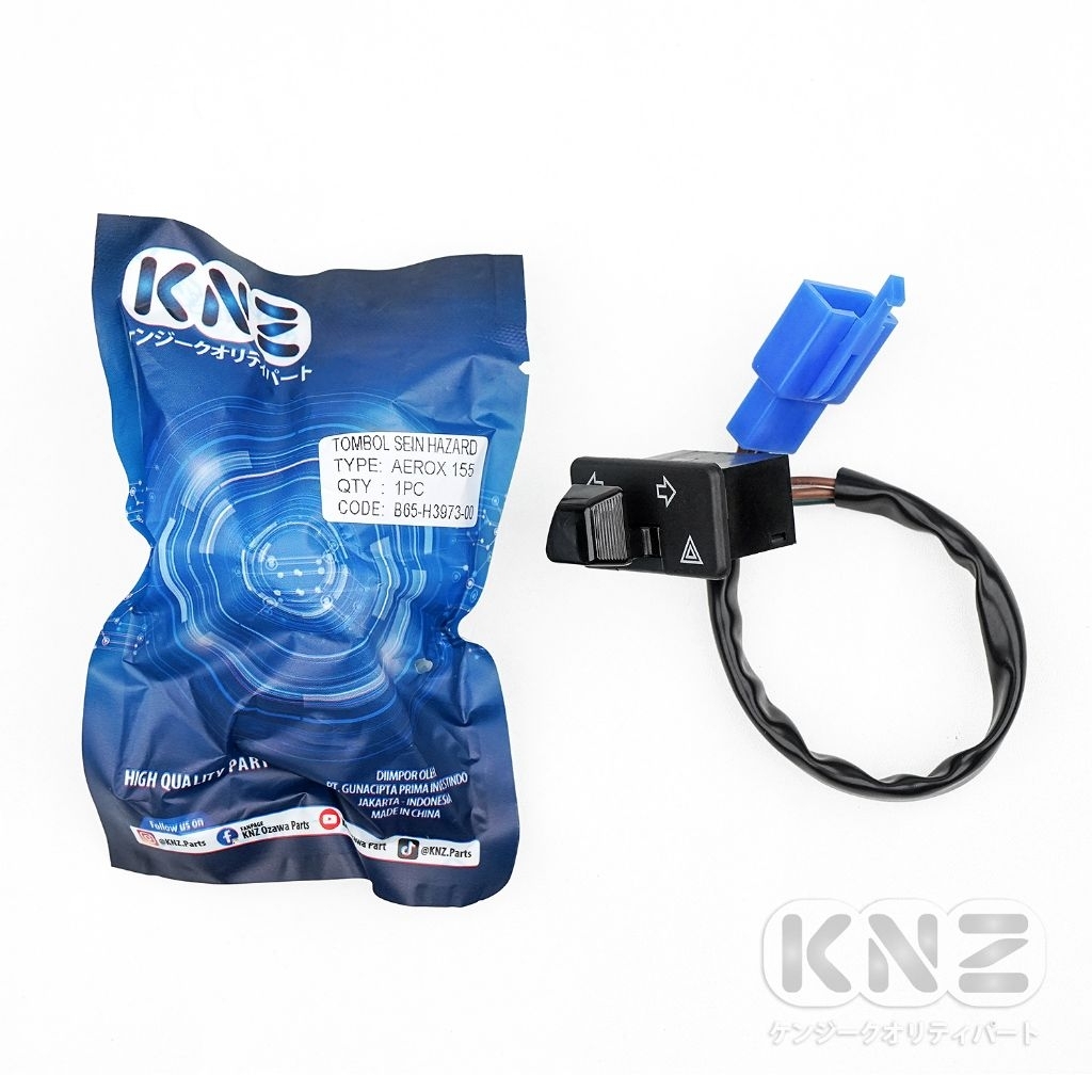 TOMBOL LAMPU SEN HAZARD AEROX 155 KNZ