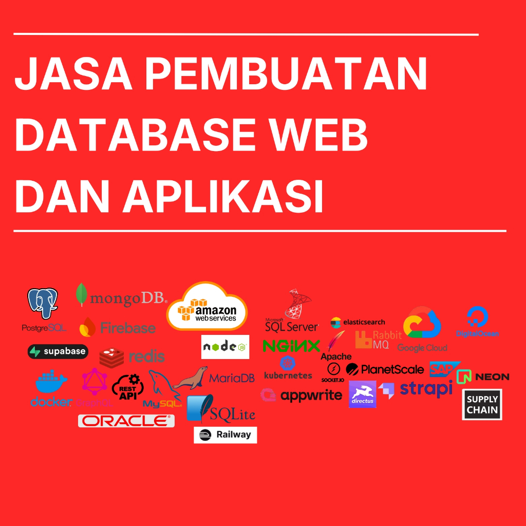 Jasa Pembuatan dan Integrasi Database Web dan Aplikasi