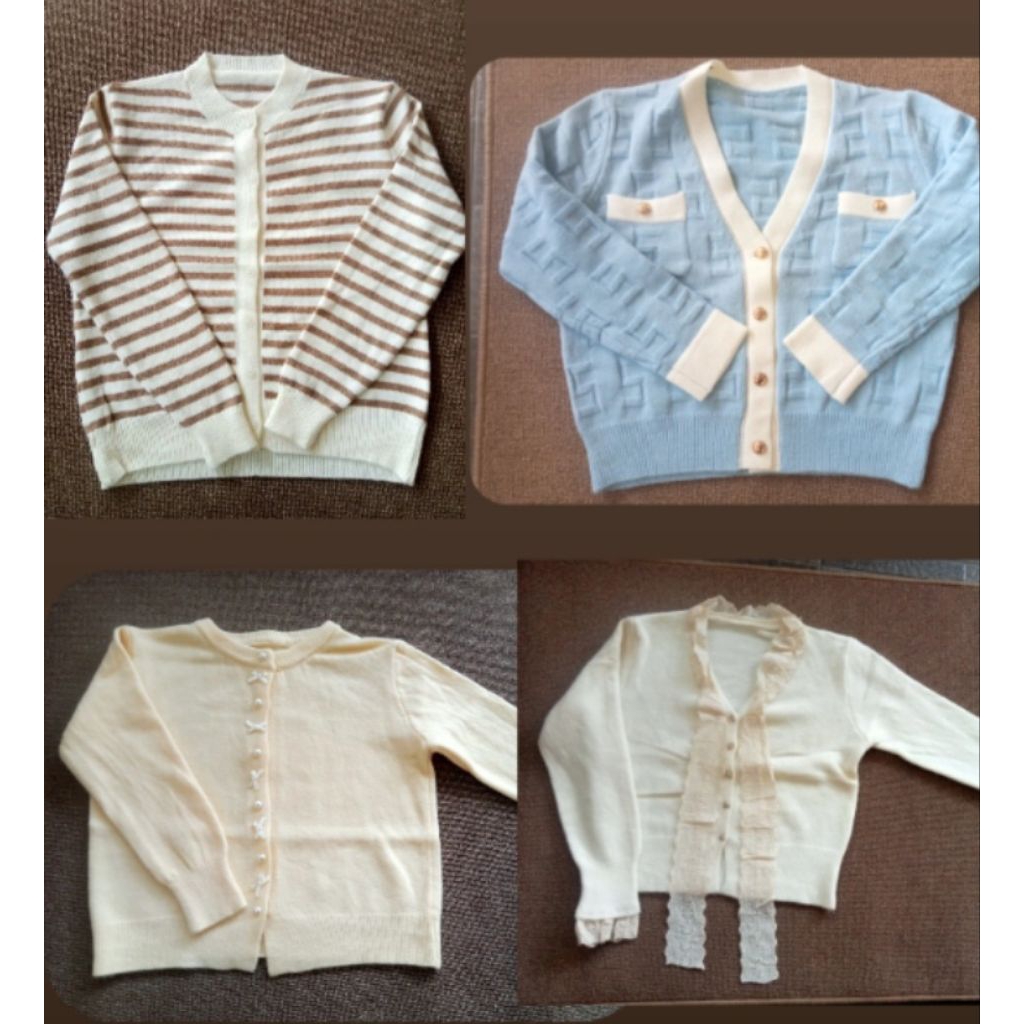 CARDIGAN NEW KNIT RAJUT IMPORT CEWEK. Bukan Thrift/Bekas