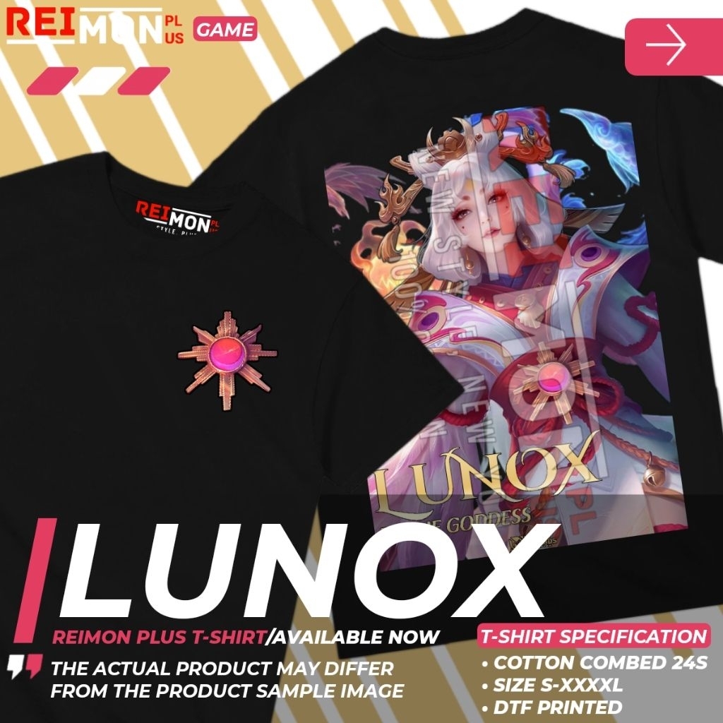 REIMON PLUS T-Shirt Lunox Divine Goddess Mobile Legends: Bang Bang - Kaos Game