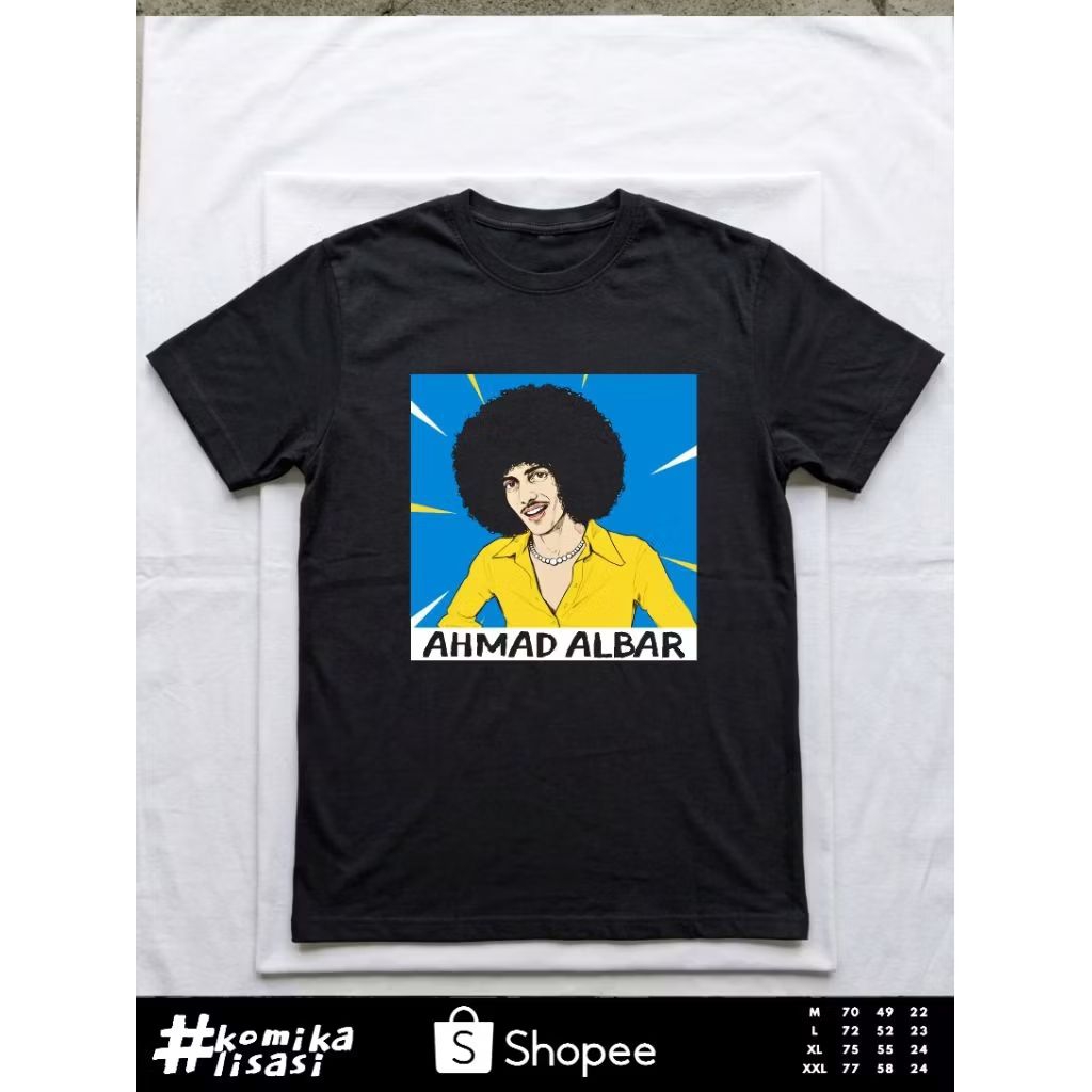 kaos Ahmad Albar edisi komikalisasi