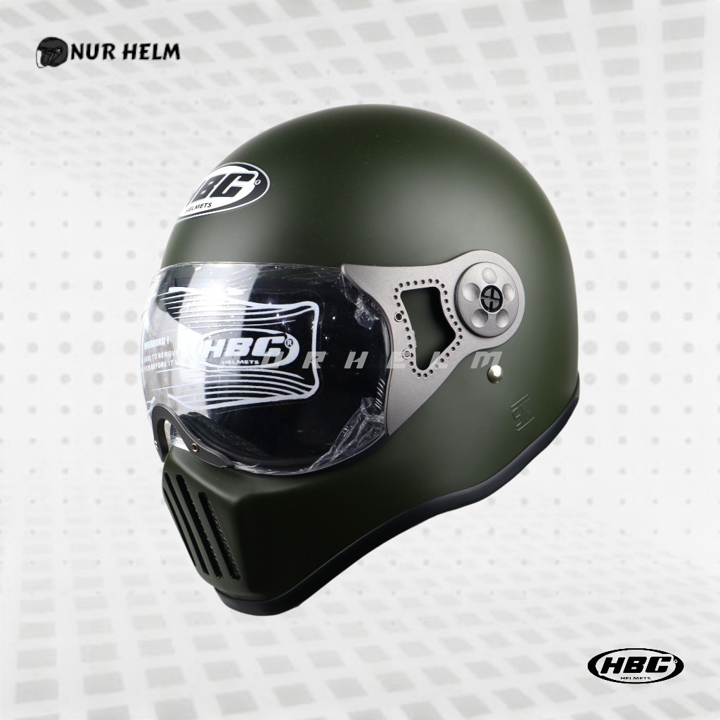 HBC Cakil Pilot Solid - Army Doff - Helm Retro