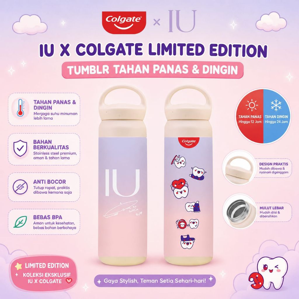 TUMBLER IU X COLGATE LIMITED OFFICIAL EDITION