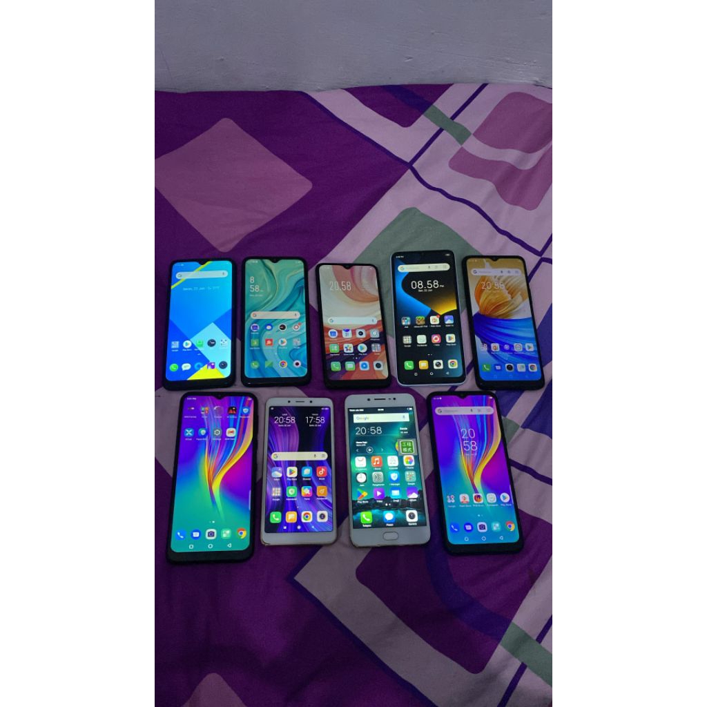 Jual Hp 200 Ribu`an Oppo Vivo Realmi Redmi infinik itel