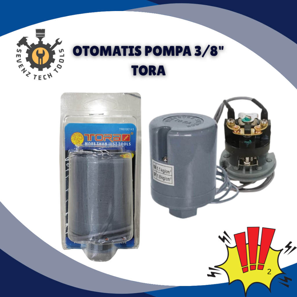 OTOMATIS POMPA AIR 3/8" TORA / OTOMAT PRESSURE SWITCH 3/8" TORA