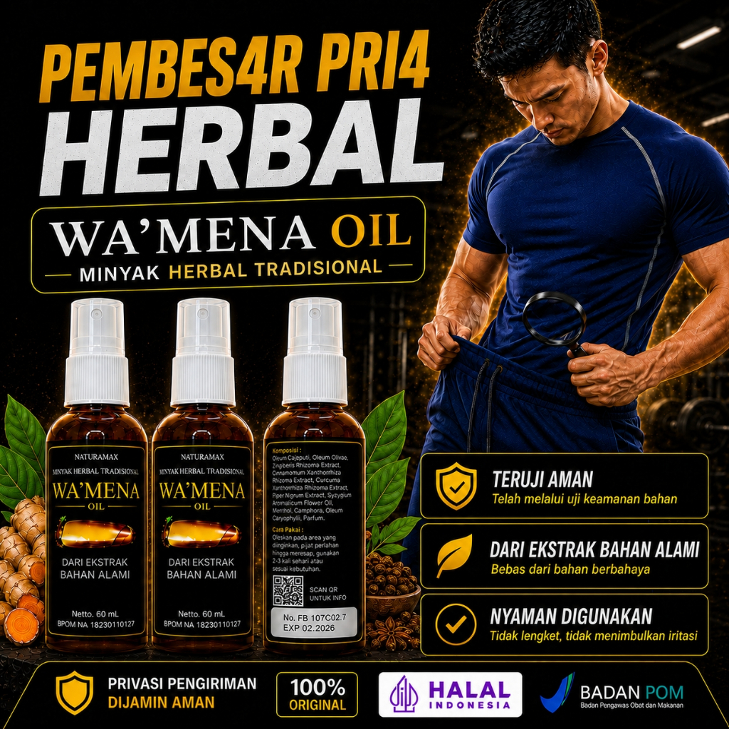 TRADISIONAL OIL PEMBESAR KELAMINLAKI LAKI HERBAL ALAMI PEMBESARPENIS AMPUH ORIGINAL PERMANEN