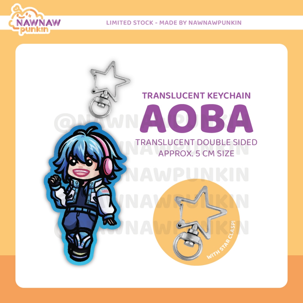 [CLEARANCE SALE] [DMMD Fanmerch] Seragaki Aoba Translucent Keychain
