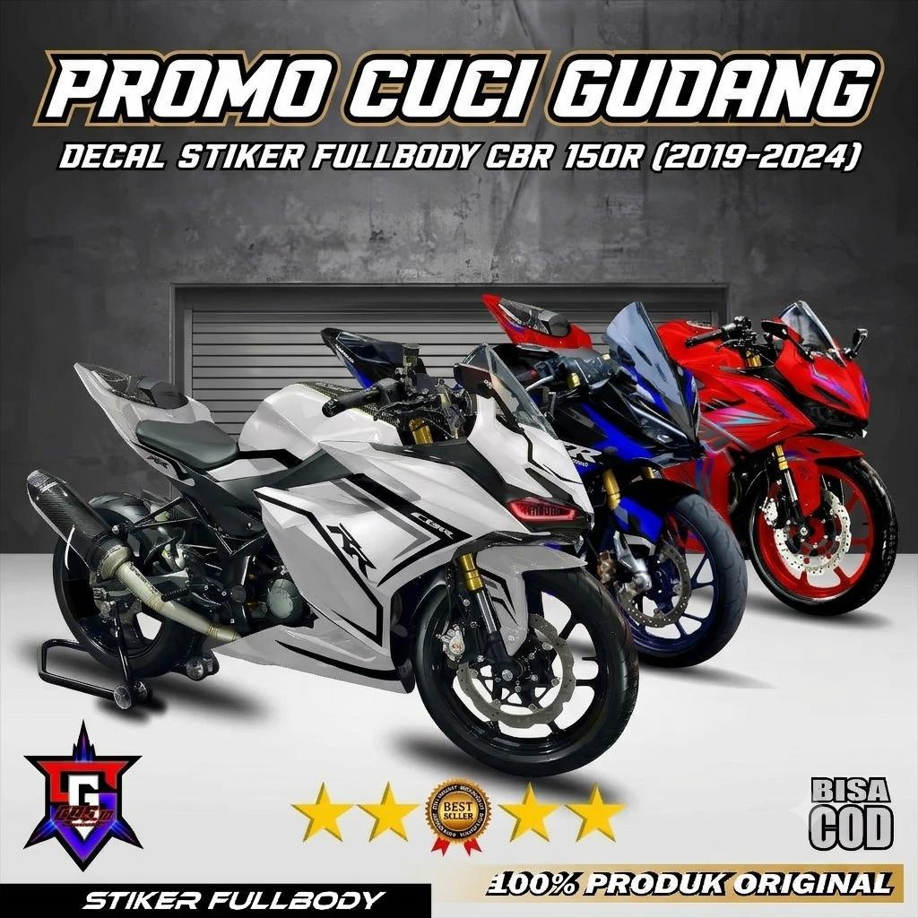 Decal CBR 150R K45R 2021 2022 2023 CBR 150R K45G K45N Fullbody Stiker Decal Fullbody