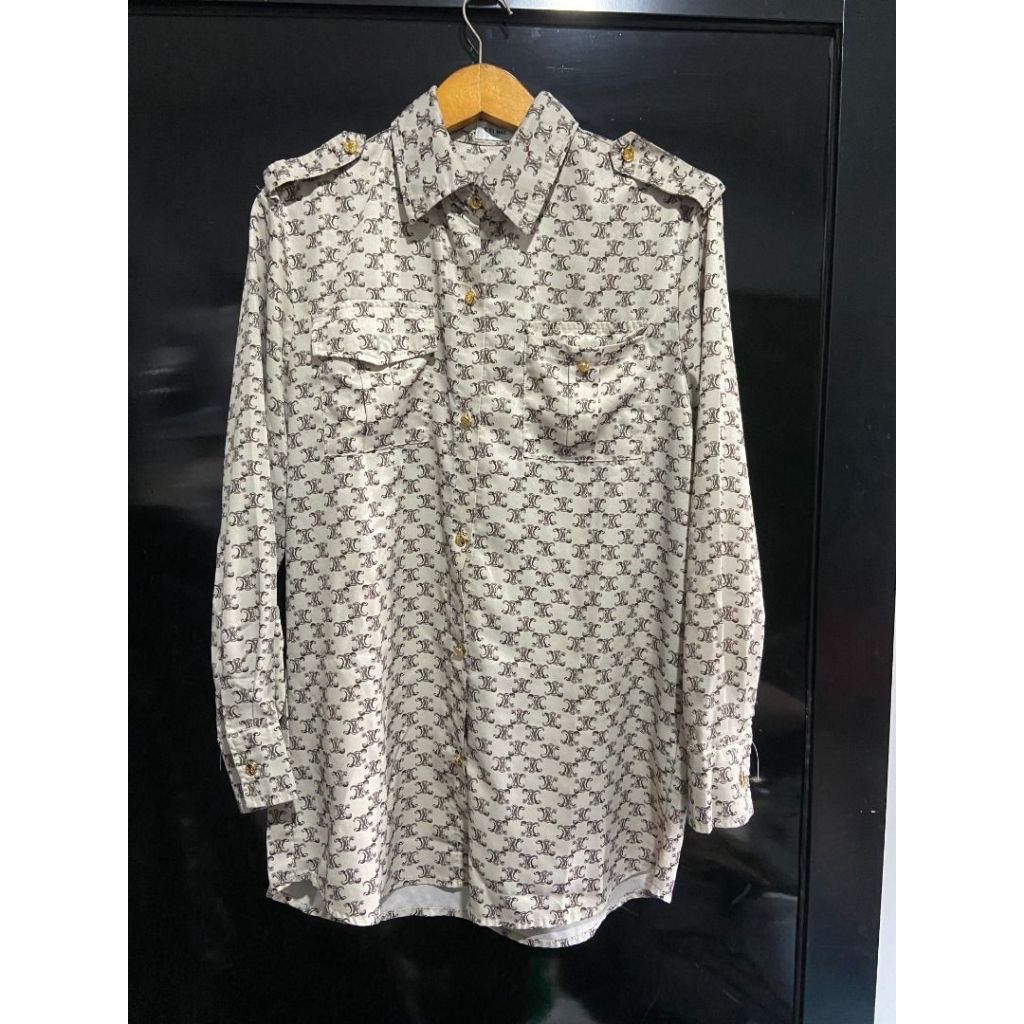 CELINE - high end brand vintage kemeja panjang