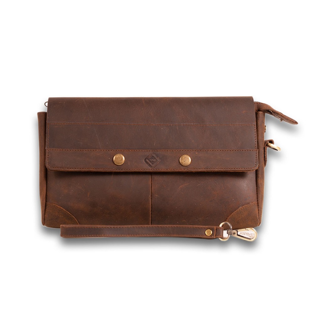 Jayuwan CBC Clutch Bag Crazy Horse Kulit Asli Pria Premium Handmade