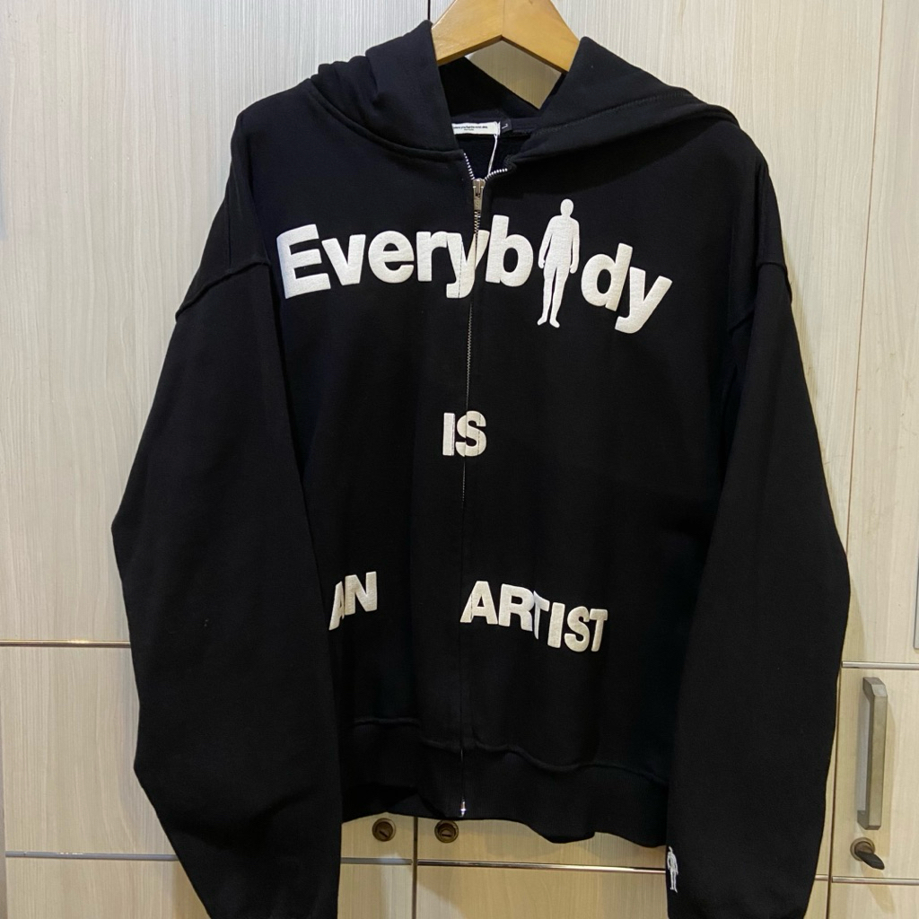 Morteils Zipper Hoodie Black