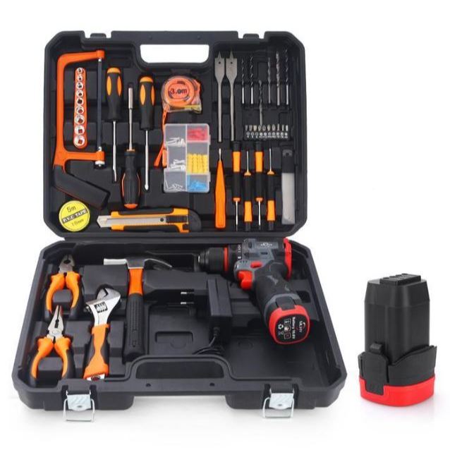 Milwaukee Power Tools - Mlhy 102 Pcs Toolkit Bor Listrik Satu Set Alat Perkakas Bor Listrik Cordless