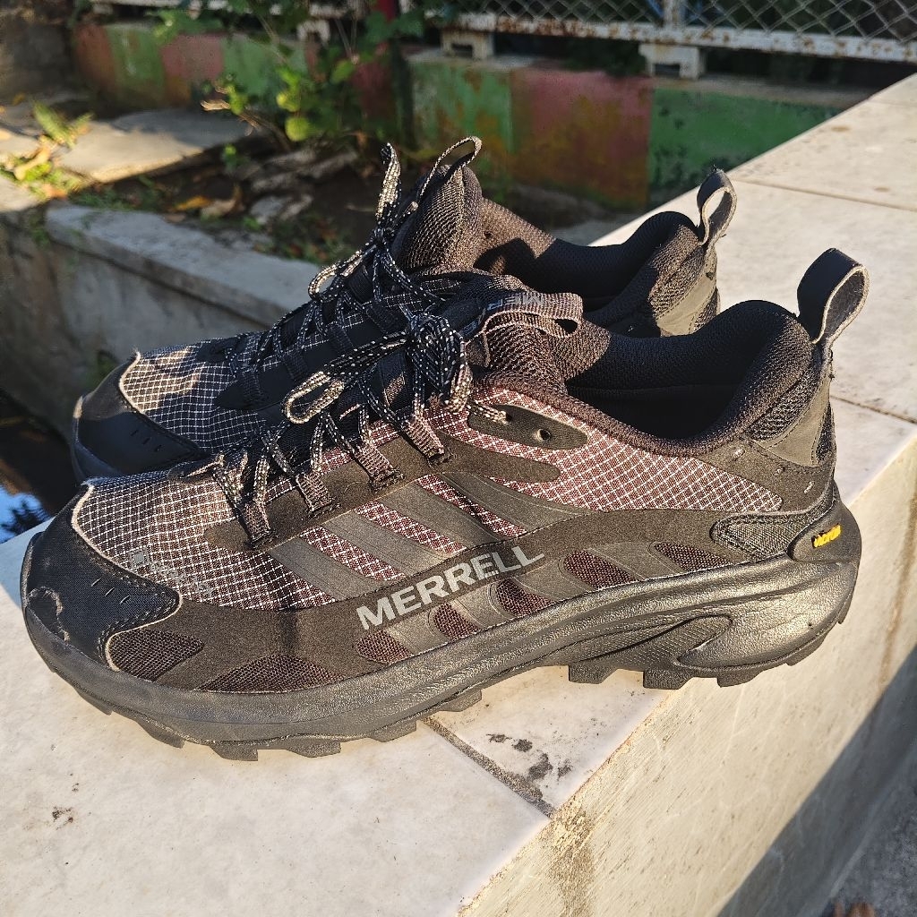 Merrell Moab Speed 2 Black Goretex / US 12 / EU 46 / 30 CM Sepatu trail run hiking  gunung Vibram