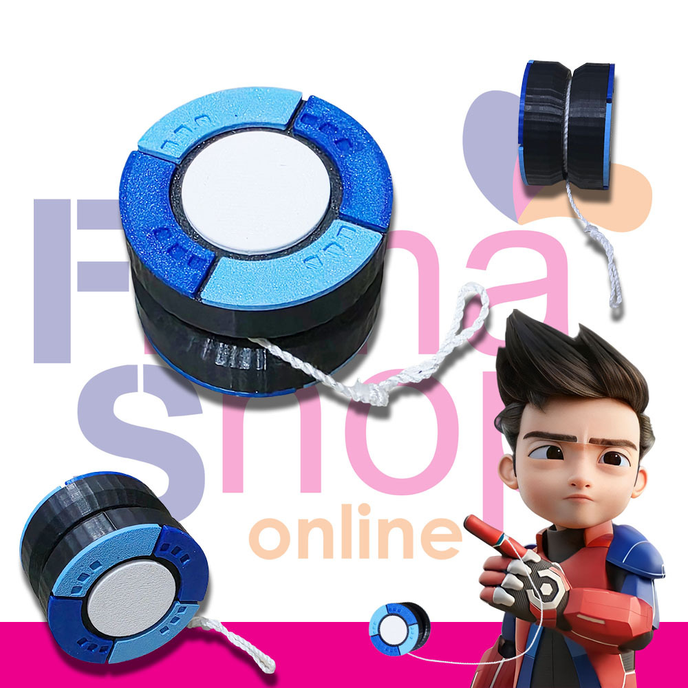 Yoyo Ejen Ali The Movie - Bahan Plastik Kuat, Warna Menarik, Tali Dapat Ditarik