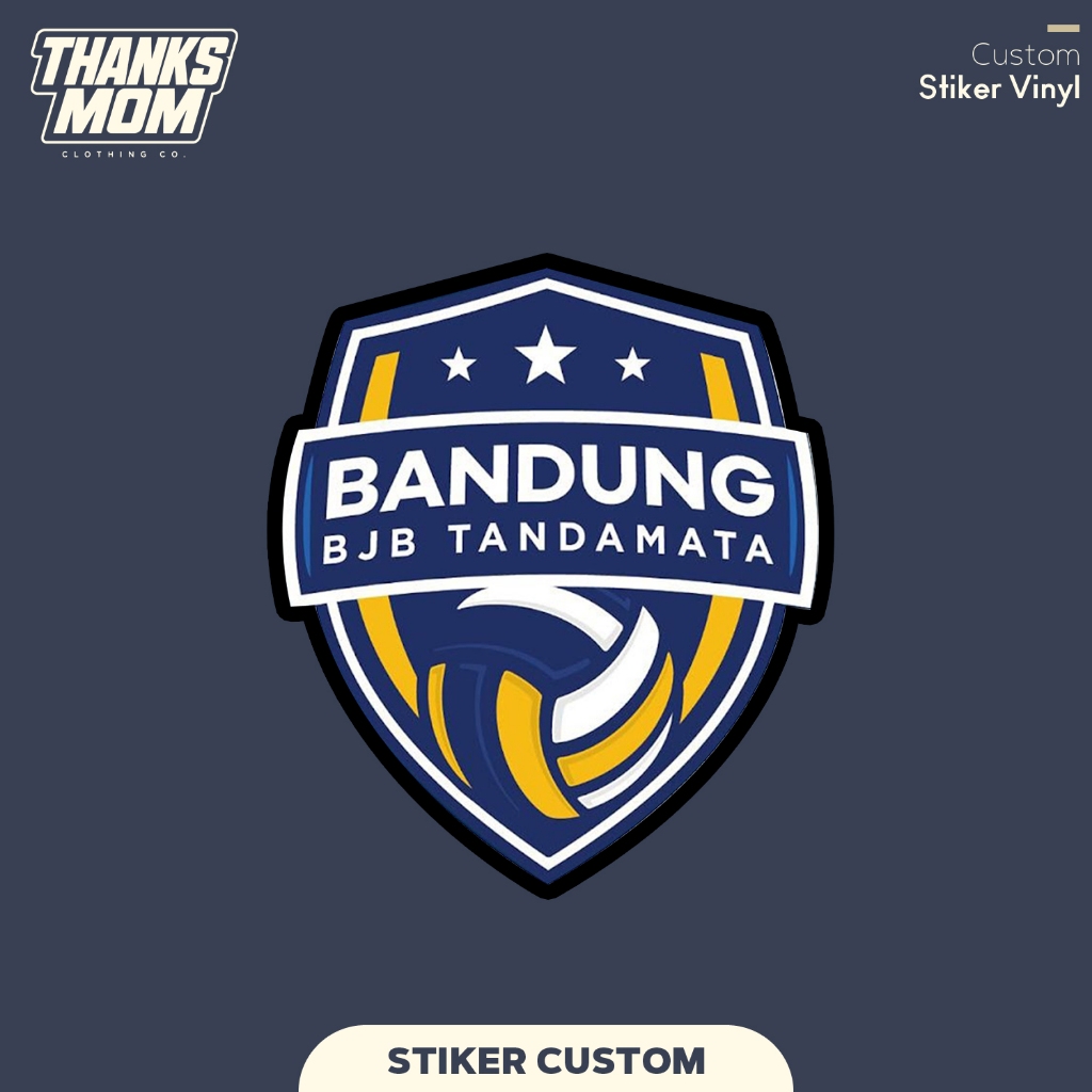 Stiker Bandung BJB Tandamata Sticker Vinyl Satuaan Logo