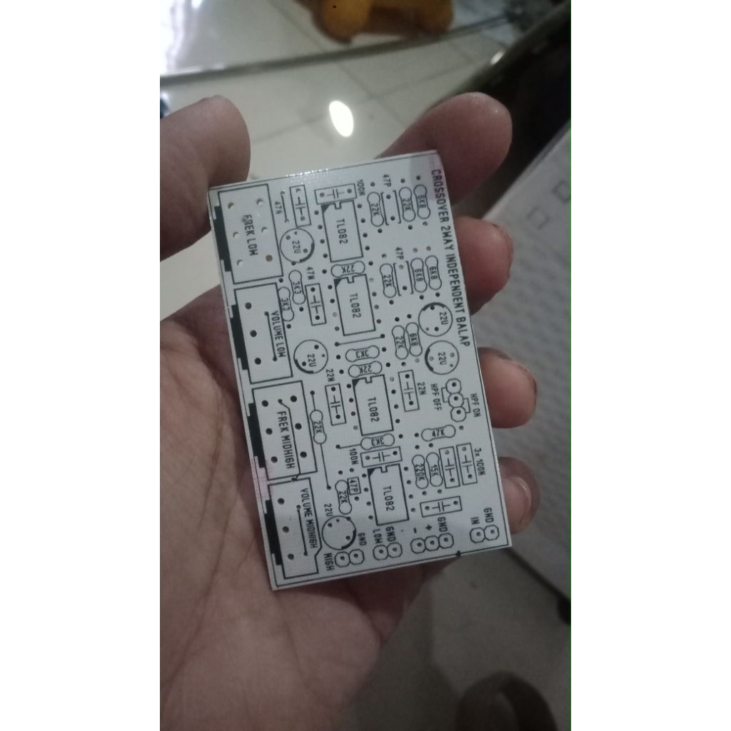 pcb crossover 2way independent balap
