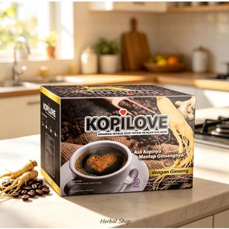 Kopi Love - Kopi Cinta - Kopi Kesehatan - Kopi Herbal - Kopi Kolagen