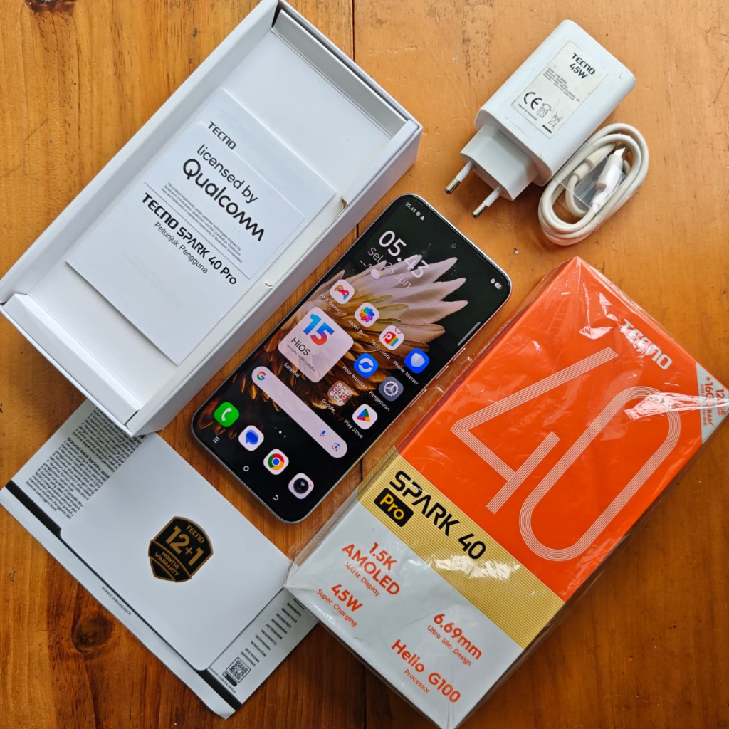 TECNO SPARK 40 PRO SECOND 8/128GB HANDPHONE SECOND HP SEKEN HP BEKAS HP MURAH