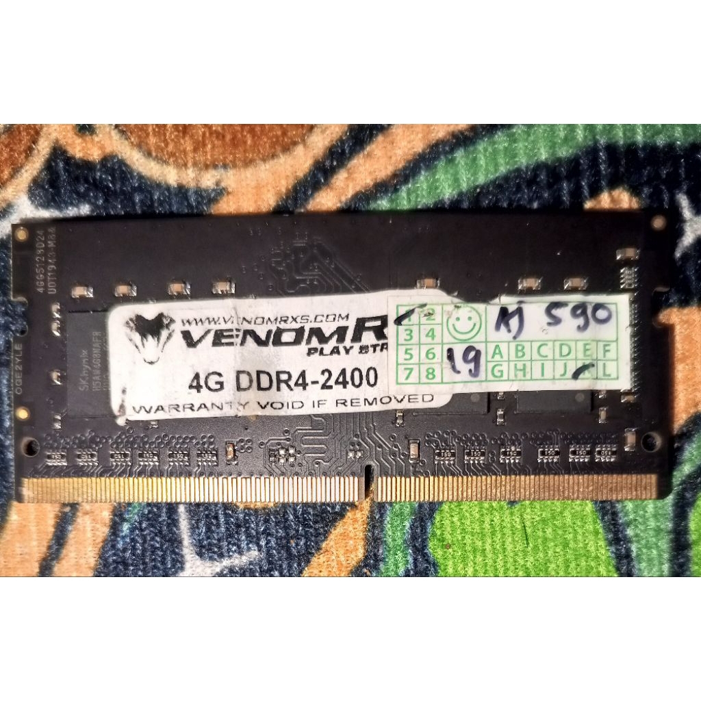 Memory Sodim DDR4 4 GB Venom RX