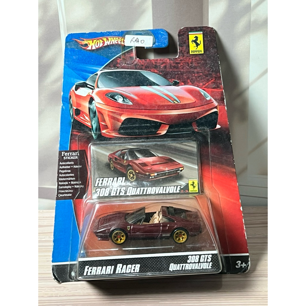 HOTWHEELS FERRARI 308 GTS QUATTROVALVOLE FERRARI RACER