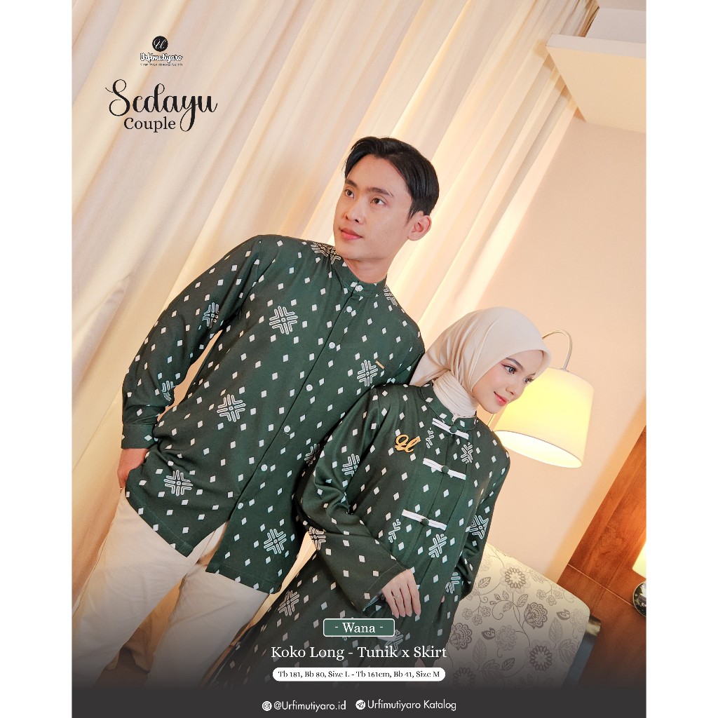 SEDAYU Couple Tunik Vest Kemeja