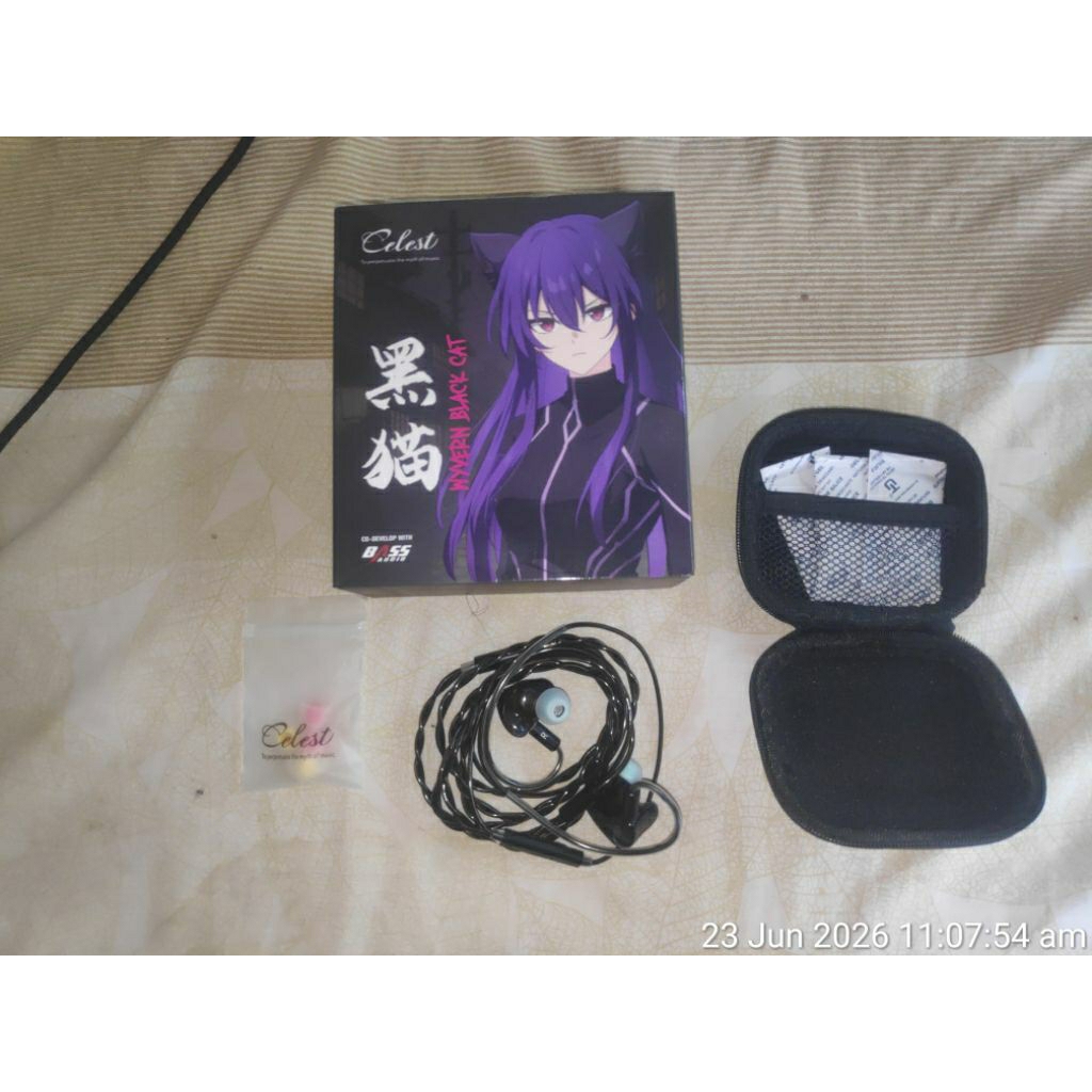 IEM Kinera Celest Wyvvern Black Cat + Mic