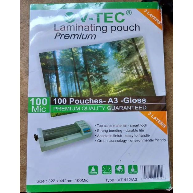 (PACK) Plastik Laminating A3 / Laminating Film / Laminating Pouch A3