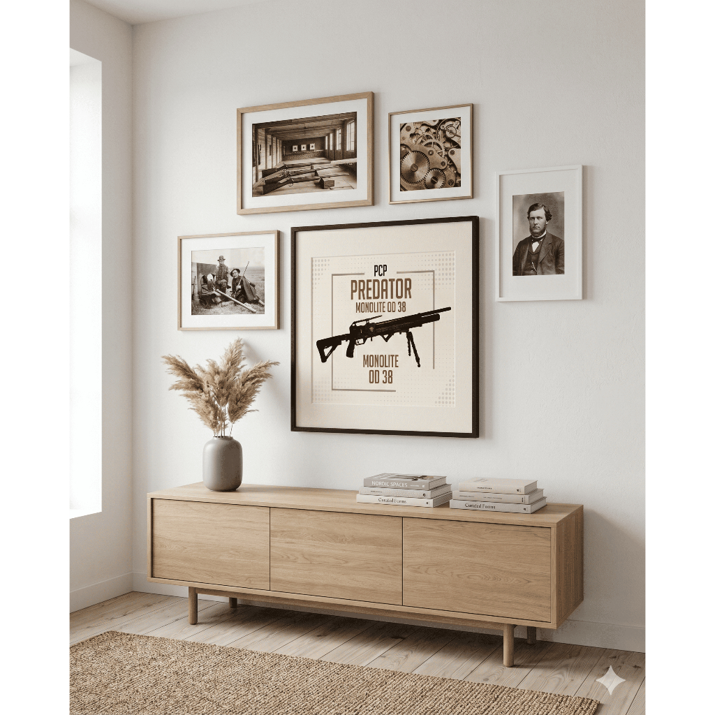 Hiasan Dinding, Pigura, Wall Aesthetic, Minimalist, Predator Monolite 38
