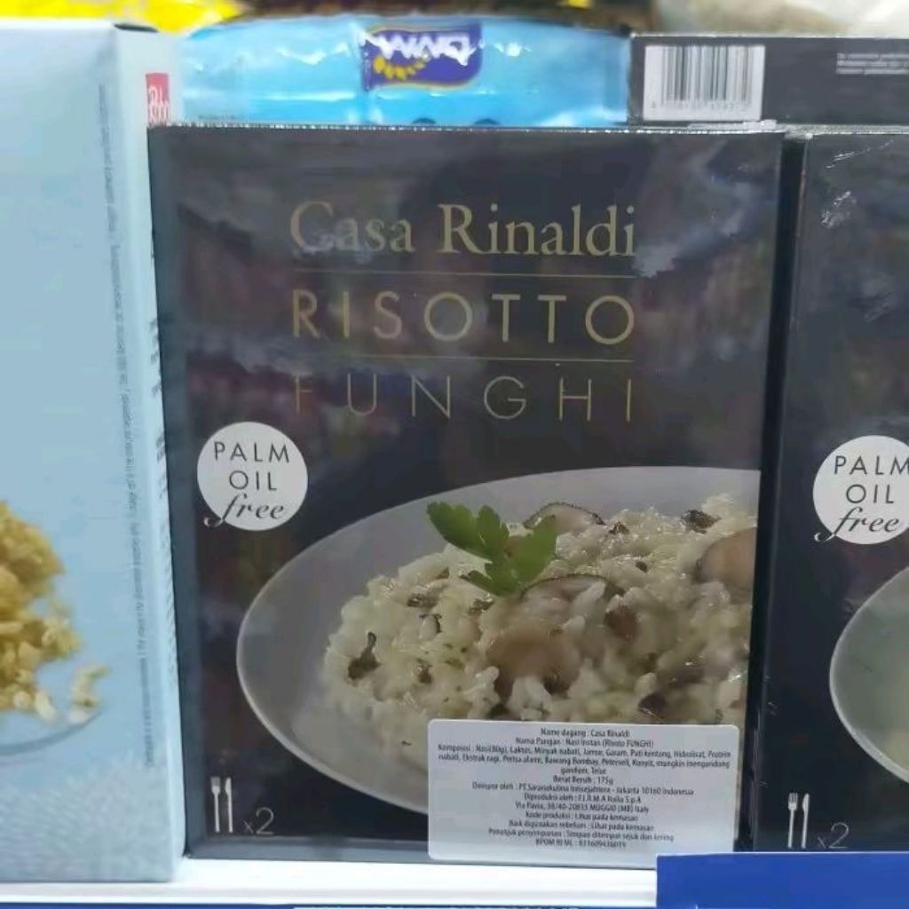 Casa Rinaldi Risotto rice funghi mushroom 175gr beras