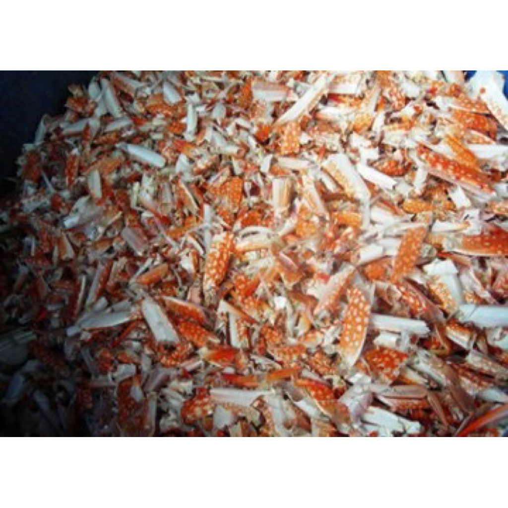 Tepung Cangkang Kepiting Rajungan Murni Asli 100 % ada sedikit daging juga  dijamin Original kemasan