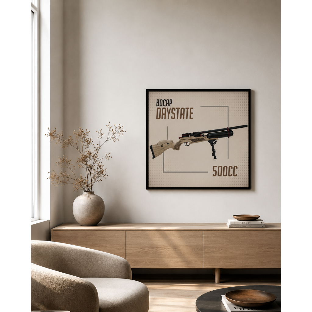 Hiasan Dinding, Pigura, Wall Aesthetic, Minimalist, FX Daystate Pipa 500