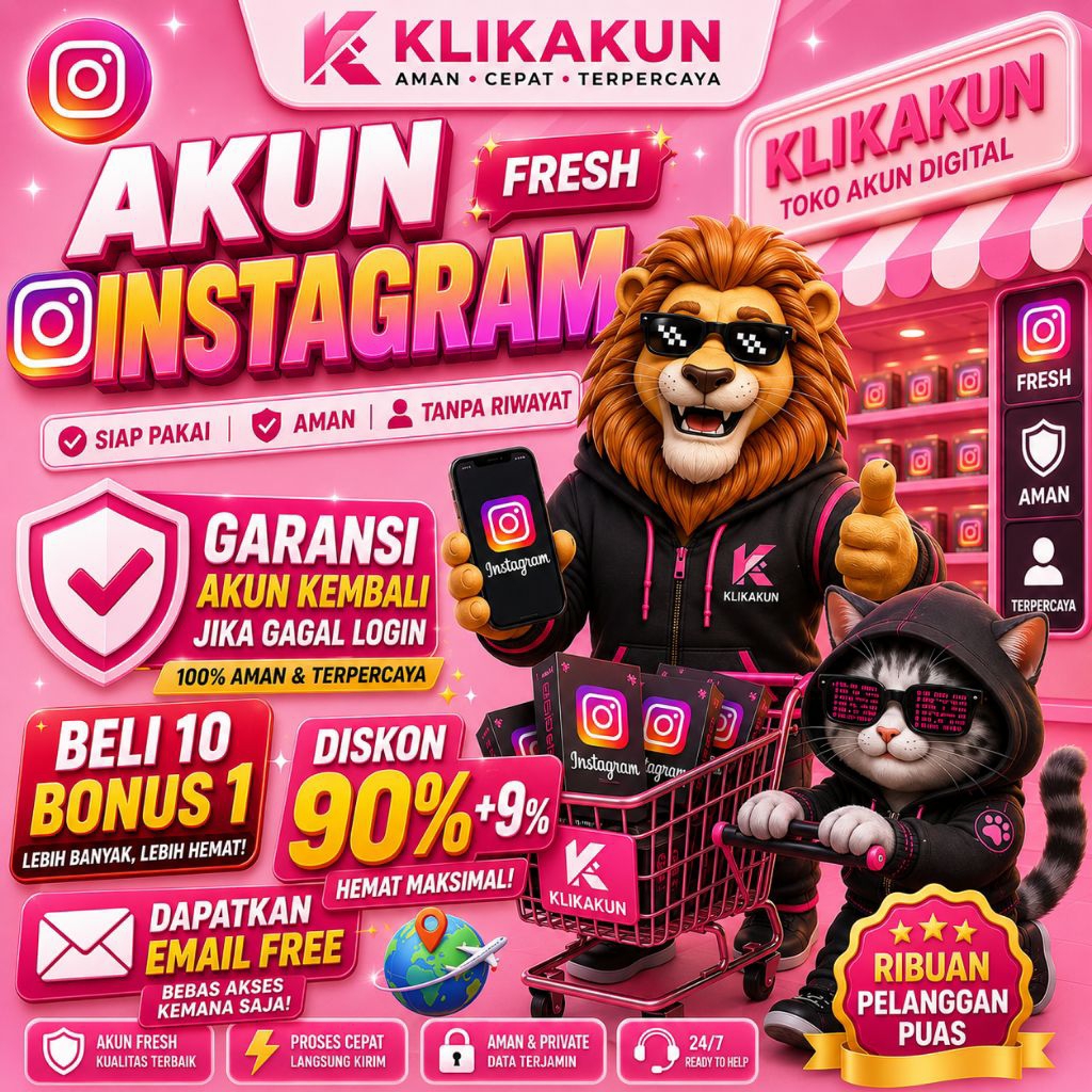 JUAL AKUN INSTAGRAM FRESH SIAP PAKAI + 2FA(DAPATKAN EMAIL FRESH BEBAS AKSES OTP KEMANA SAJA)