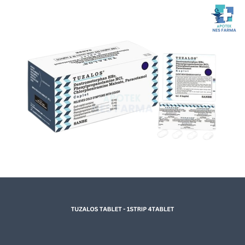 TUZALOS OBAT KOMBINASI - 1 STRIP ISI 4 TABLET