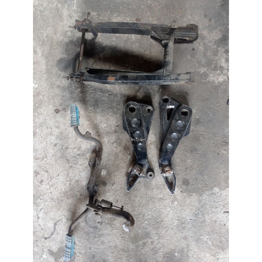 fostep depan kawasaki blitz R/joy/kaze original copotan set standar samping