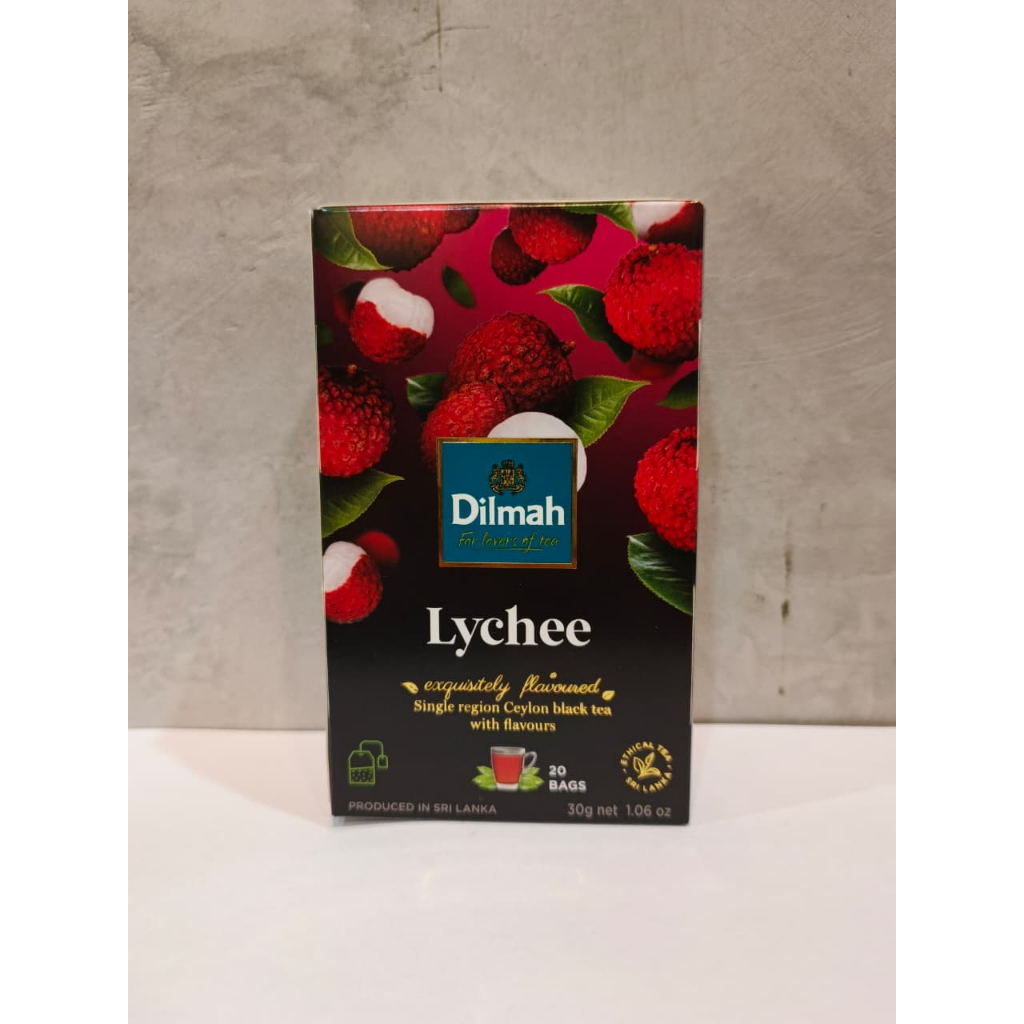 TEH DILMAH - Dilmah Lychee Tea Tag Tbag 20s  - Teh Celup