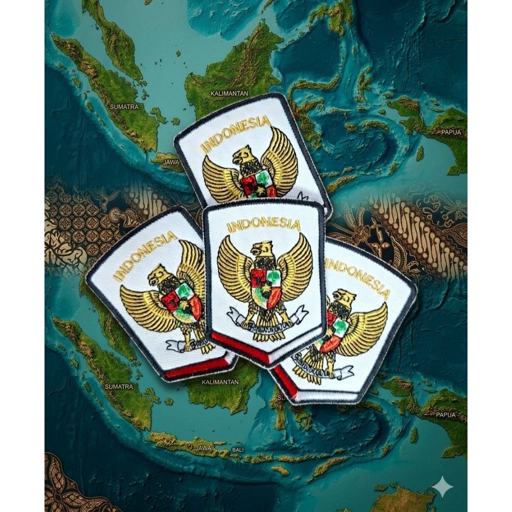 LOGO GARUDA LOGO TIMNAS PATCH BORDIR LOGO GARUDA TERBARU