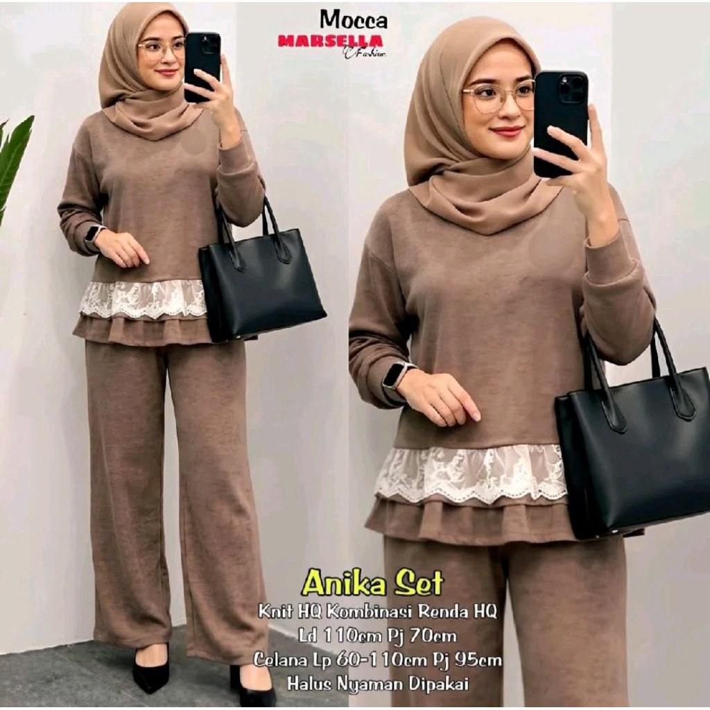 ANIKA SET RENDA LENGAN PANJANG