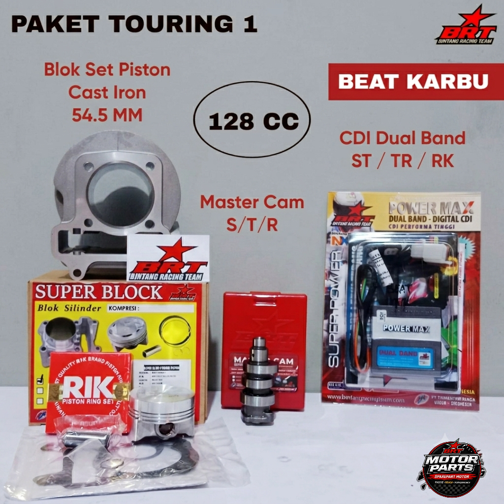 PAKET TOURING 1 BRT BEAT KARBU || PAKET BORE UP BRT BEAT KARBU