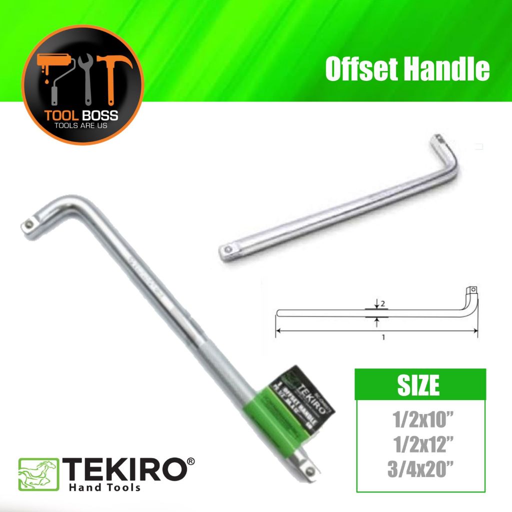 TEKIRO OFFSET HANDLE GAGANG SOCK L - STANG SOCK L
