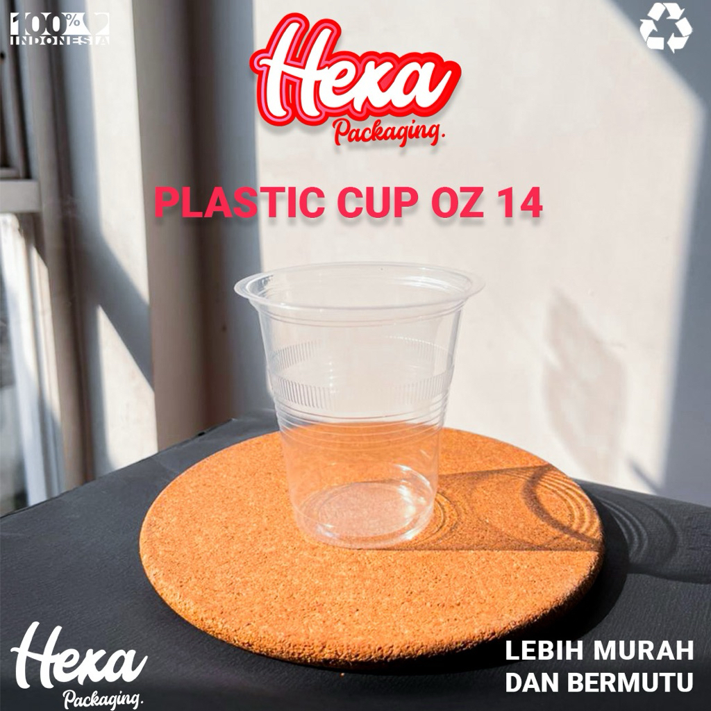 Gelas Plastik Cup oz 14 / Gelas Plastik Cup / Gelas Plastik 14 oz