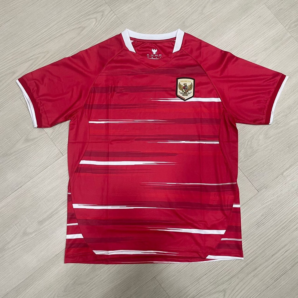 Jersey Timnas Indonesia 2025 Logo Bordir Baju Bola Timnas Indo Kaos Bola Indonesia Jersey Nobar Kaos